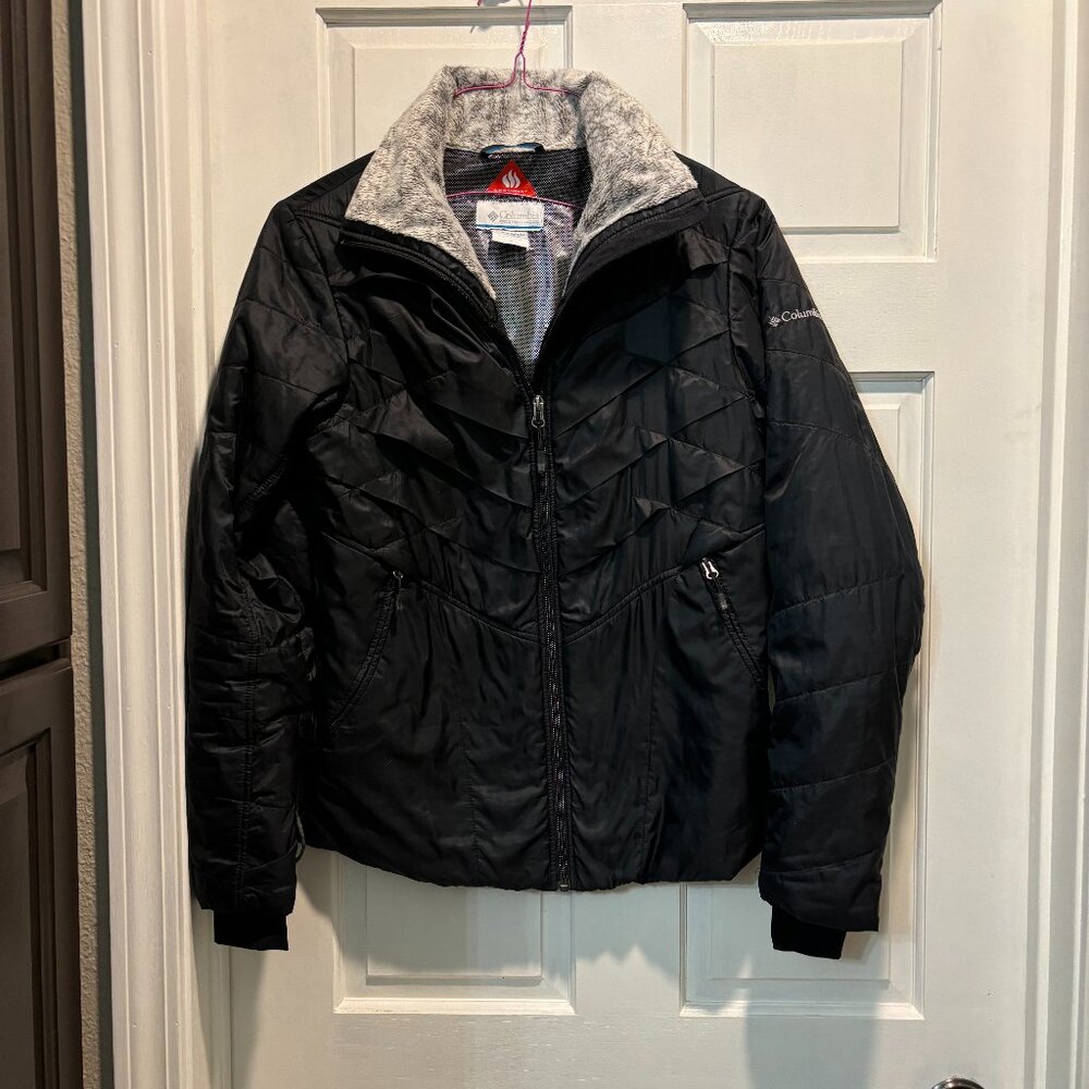 Columbia Black Jacket Coat, M